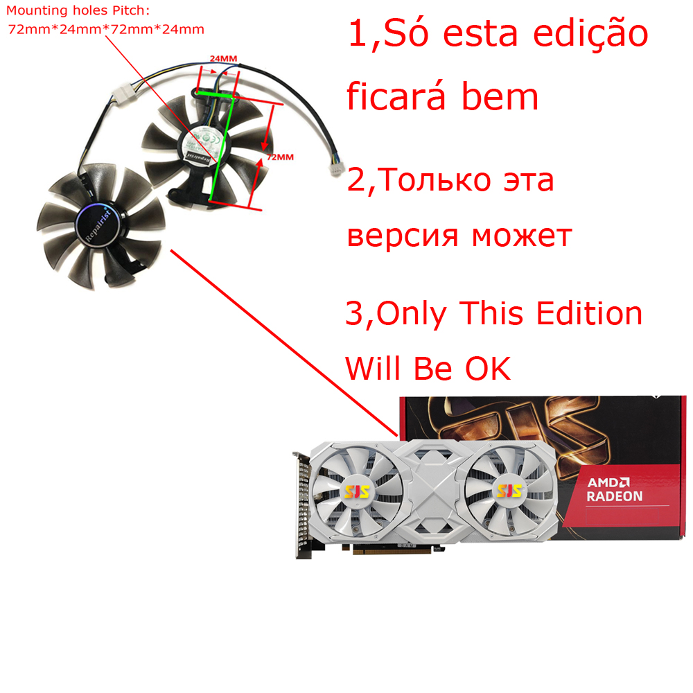 2Pcs/Set,FL8015 12VB,Graphics  - Rx 580 8Gb 2048Sp Gpu 评论和价格