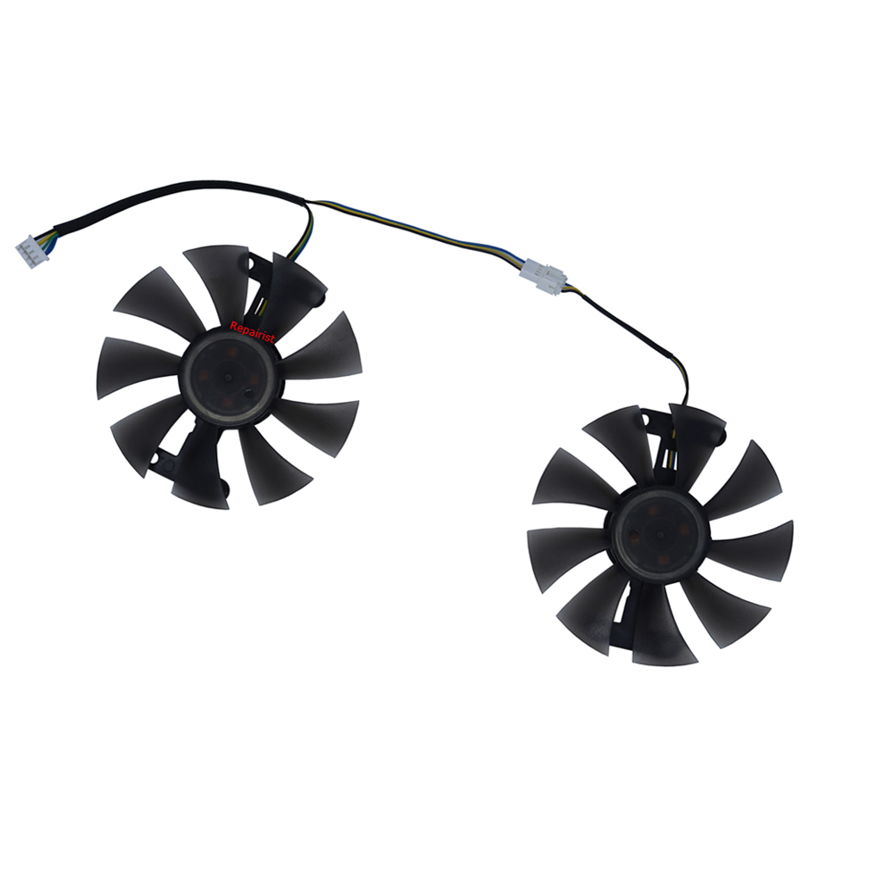 2Pcs/Set,Video Cards Fan,FL801 - Rx 580 8Gb 2048Sp Gpu 评论和价格