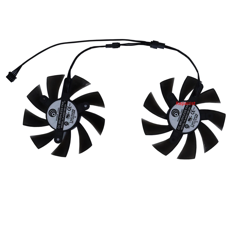 2Pcs/Set,PLA09215B12H,GPU Grap - Rx 580 8Gb 2048Sp Gpu 评论和价格