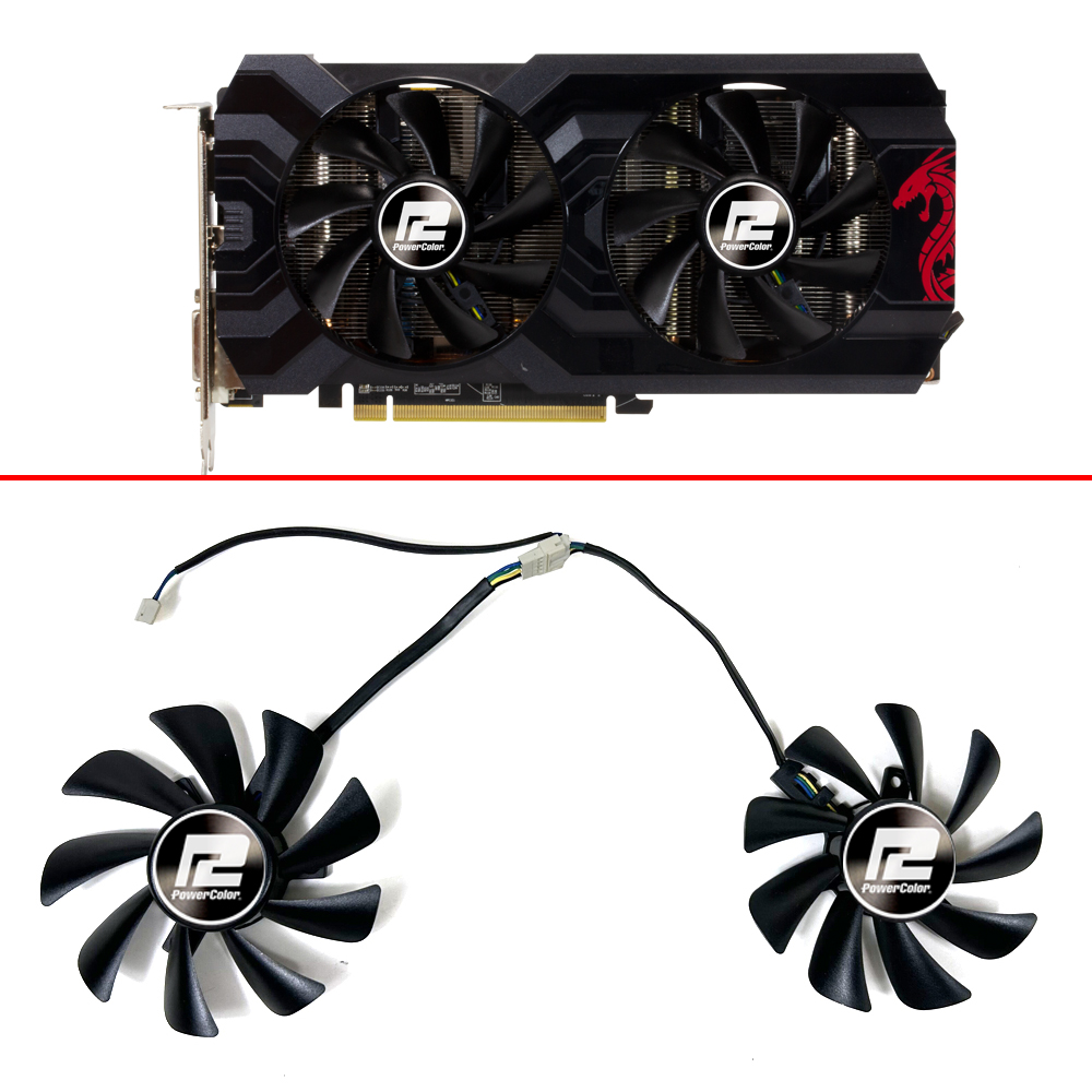 NEW Cooling Fan 85MM T129215SU - Rx 580 8Gb 2048Sp Gpu 评论和价格