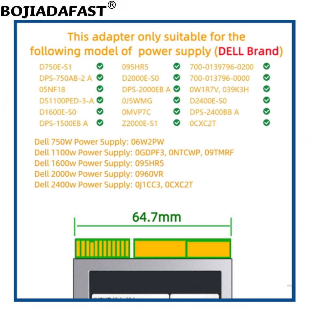 12 Ports PCIe 6Pin Connector B - 2400W Server Psu Breakout Board 评论和价格