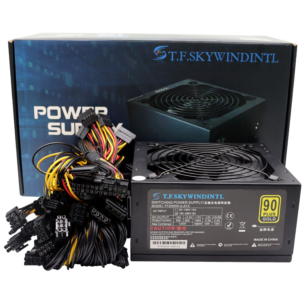T.F.SKYWINDINL 2000W ATX PC Po - 2000W Atx Mining Power Supply 评论和价格