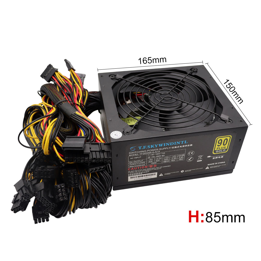 T.F.SKYWINDINL 2000W ATX PC Po - 2000W Atx Mining Power Supply 评论和价格