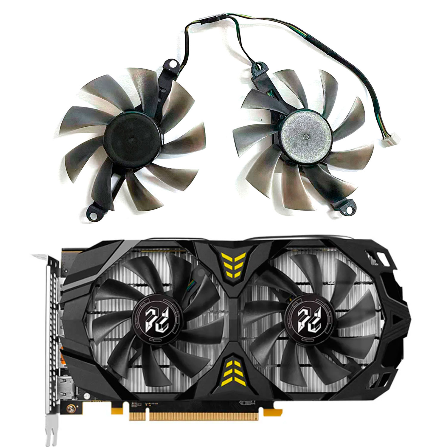 New GPU fan 4PIN 85MM 75MM RX5 - Rx 580 8Gb 2048Sp Gpu 评论和价格