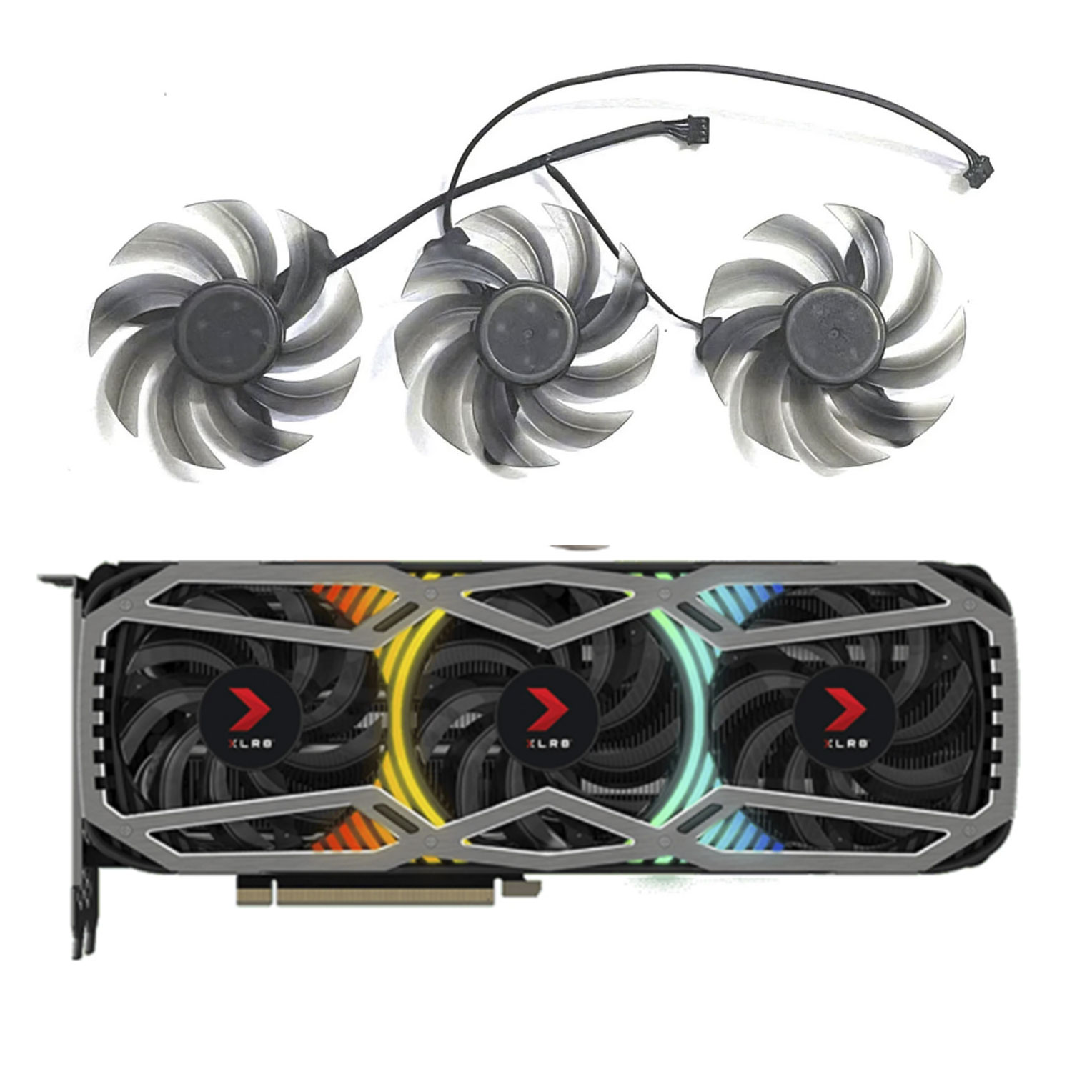 82MM FD8015U12D For PNY RTX 30 - Rtx 3090 24Gb Graphics Card 评论和价格